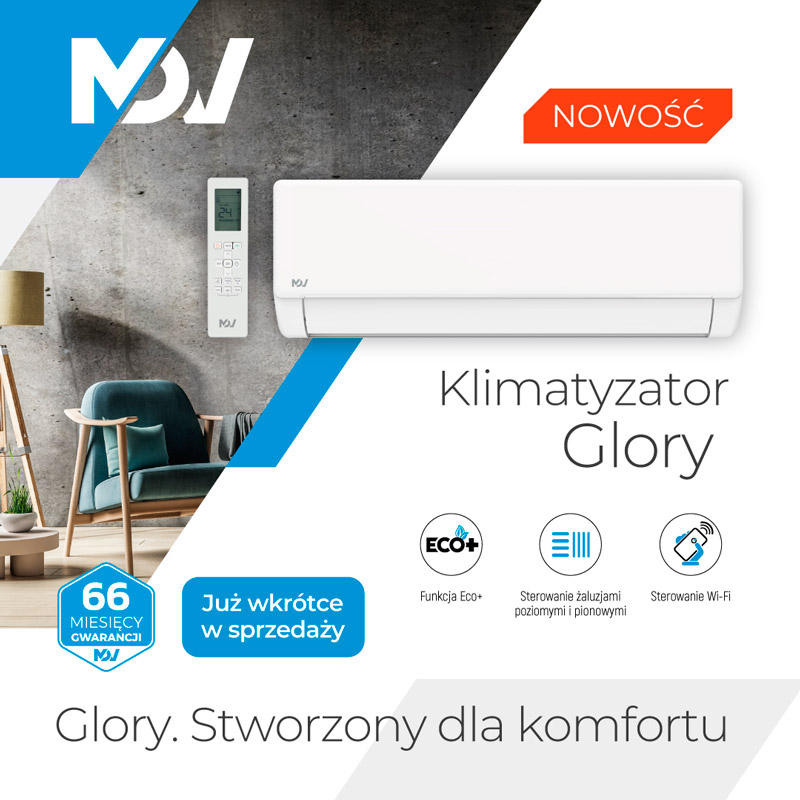 MDV Glory - nowy klimatyzator typu SPLIT już wkrótce w sprzedaży